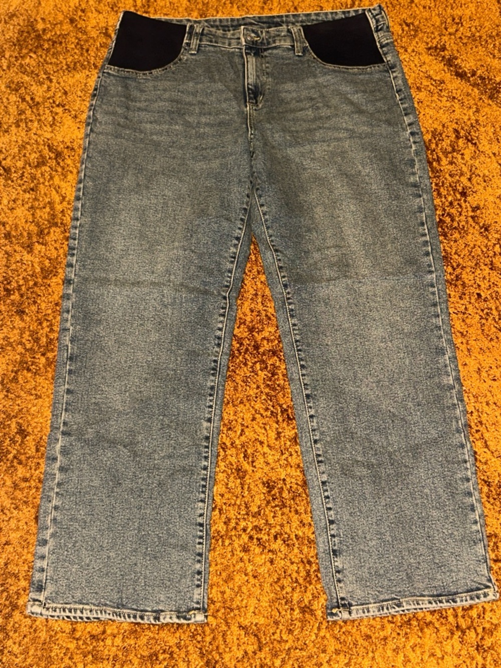 Women's Black and Gray Jeans